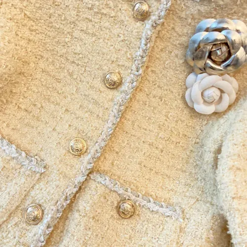 Cheap Chanel Coats Long Sleeved For Women #1417737 Replica Wholesale [$82.00 USD] [ITEM#1417737] on Replica Chanel Coats