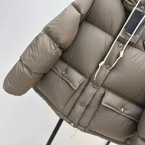 Cheap Prada Down Feather Coat Long Sleeved For Women #1417739 Replica Wholesale [$118.00 USD] [ITEM#1417739] on Replica Prada Down Feather Coat