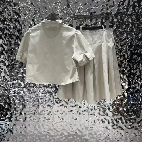 Cheap Christian Dior Tracksuits Short Sleeved For Women #1417742 Replica Wholesale [$112.00 USD] [ITEM#1417742] on Replica Christian Dior Tracksuits