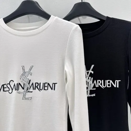 Cheap Yves Saint Laurent YSL T-shirts Long Sleeved For Women #1417745 Replica Wholesale [$68.00 USD] [ITEM#1417745] on Replica Yves Saint Laurent YSL T-shirts