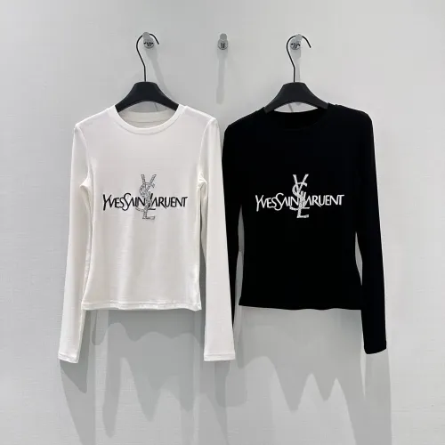 Cheap Yves Saint Laurent YSL T-shirts Long Sleeved For Women #1417745 Replica Wholesale [$68.00 USD] [ITEM#1417745] on Replica Yves Saint Laurent YSL T-shirts