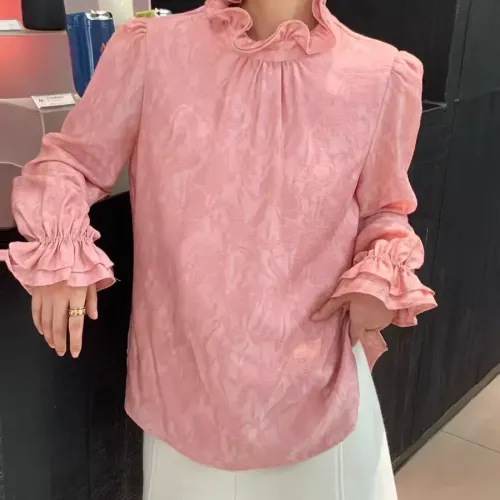 Cheap Christian Dior Shirts Long Sleeved For Women #1417747 Replica Wholesale [$85.00 USD] [ITEM#1417747] on Replica Christian Dior Shirts