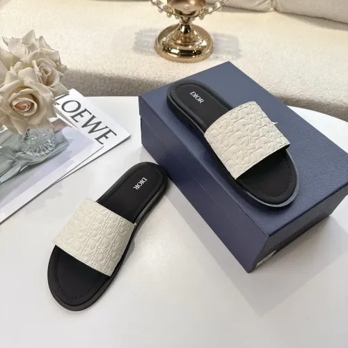 Cheap Christian Dior Slippers For Men #1417769 Replica Wholesale [$80.00 USD] [ITEM#1417769] on Replica Christian Dior Slippers