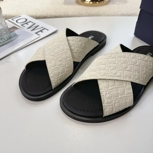 Cheap Christian Dior Slippers For Men #1417772 Replica Wholesale [$82.00 USD] [ITEM#1417772] on Replica Christian Dior Slippers