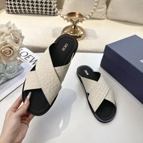Cheap Christian Dior Slippers For Men #1417772 Replica Wholesale [$82.00 USD] [ITEM#1417772] on Replica Christian Dior Slippers
