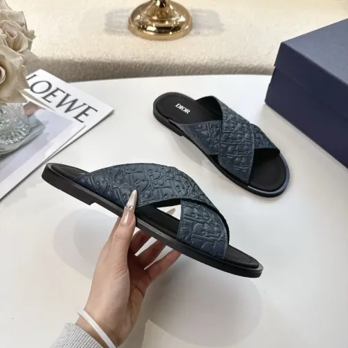 Cheap Christian Dior Slippers For Men #1417773 Replica Wholesale [$82.00 USD] [ITEM#1417773] on Replica Christian Dior Slippers