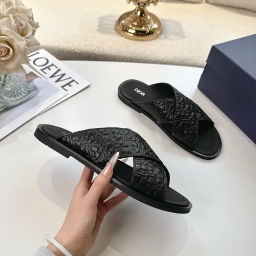 Cheap Christian Dior Slippers For Men #1417774 Replica Wholesale [$82.00 USD] [ITEM#1417774] on Replica Christian Dior Slippers