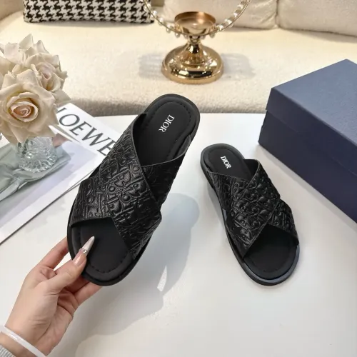 Cheap Christian Dior Slippers For Men #1417774 Replica Wholesale [$82.00 USD] [ITEM#1417774] on Replica Christian Dior Slippers