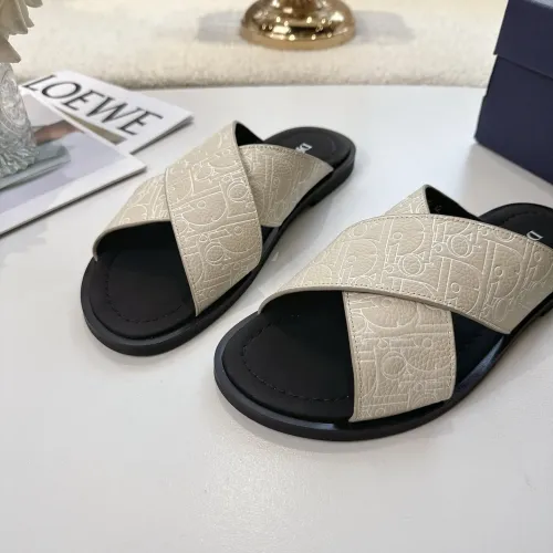 Cheap Christian Dior Slippers For Men #1417775 Replica Wholesale [$85.00 USD] [ITEM#1417775] on Replica Christian Dior Slippers