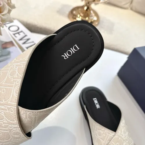 Cheap Christian Dior Slippers For Men #1417775 Replica Wholesale [$85.00 USD] [ITEM#1417775] on Replica Christian Dior Slippers