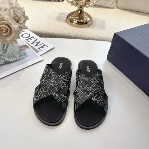 Cheap Christian Dior Slippers For Men #1417776 Replica Wholesale [$85.00 USD] [ITEM#1417776] on Replica Christian Dior Slippers