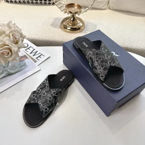 Cheap Christian Dior Slippers For Men #1417776 Replica Wholesale [$85.00 USD] [ITEM#1417776] on Replica Christian Dior Slippers