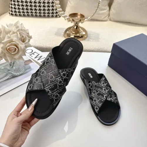 Cheap Christian Dior Slippers For Men #1417776 Replica Wholesale [$85.00 USD] [ITEM#1417776] on Replica Christian Dior Slippers