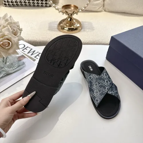 Cheap Christian Dior Slippers For Men #1417777 Replica Wholesale [$85.00 USD] [ITEM#1417777] on Replica Christian Dior Slippers
