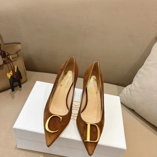 Cheap Christian Dior High-Heeled Shoes For Women #1417790 Replica Wholesale [$102.00 USD] [ITEM#1417790] on Replica Christian Dior High-Heeled Shoes