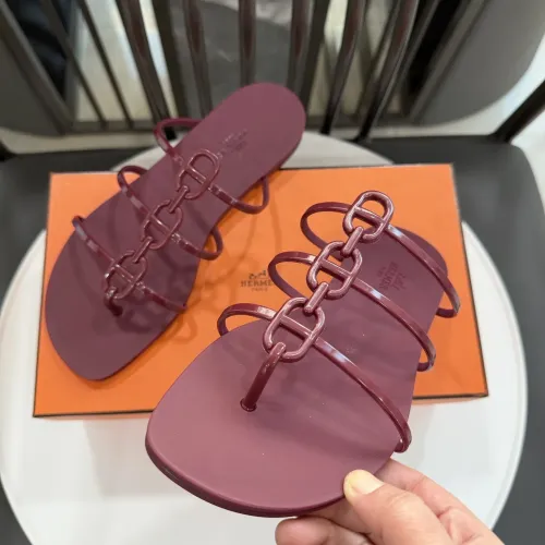 Cheap Hermes Slippers For Women #1417797 Replica Wholesale [$52.00 USD] [ITEM#1417797] on Replica Hermes Slippers