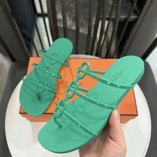 Cheap Hermes Slippers For Women #1417798 Replica Wholesale [$52.00 USD] [ITEM#1417798] on Replica Hermes Slippers