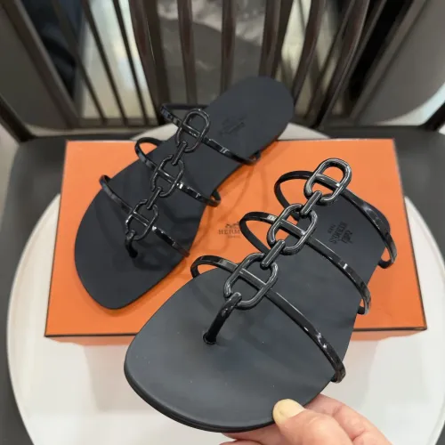 Cheap Hermes Slippers For Women #1417800 Replica Wholesale [$52.00 USD] [ITEM#1417800] on Replica Hermes Slippers