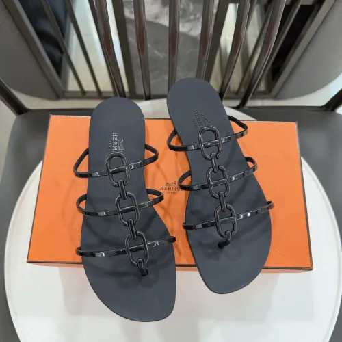 Cheap Hermes Slippers For Women #1417800 Replica Wholesale [$52.00 USD] [ITEM#1417800] on Replica Hermes Slippers