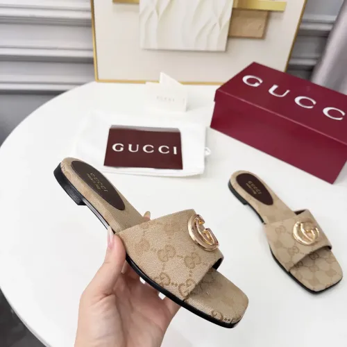 Cheap Gucci Slippers For Women #1417810 Replica Wholesale [$82.00 USD] [ITEM#1417810] on Replica Gucci Slippers