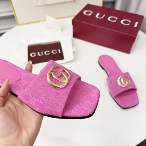 Cheap Gucci Slippers For Women #1417811 Replica Wholesale [$82.00 USD] [ITEM#1417811] on Replica Gucci Slippers