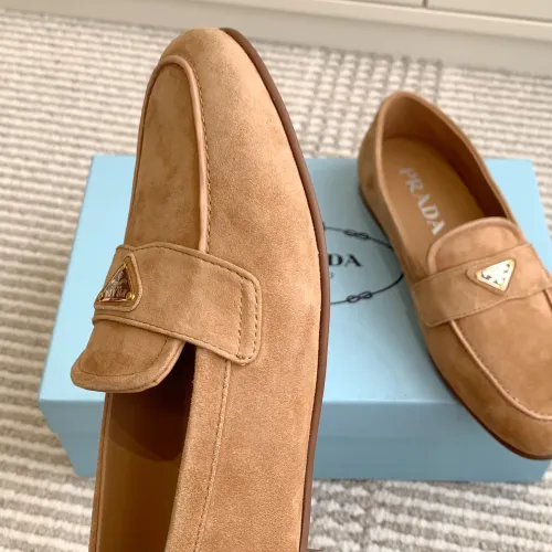 Cheap Prada Leather Shoes For Women #1417845 Replica Wholesale [$105.00 USD] [ITEM#1417845] on Replica Prada Leather Shoes