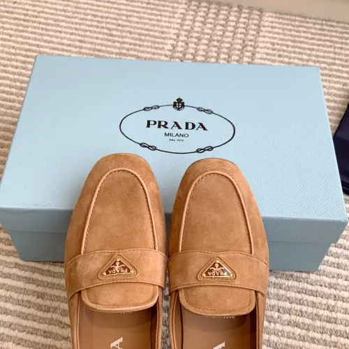 Cheap Prada Leather Shoes For Women #1417845 Replica Wholesale [$105.00 USD] [ITEM#1417845] on Replica Prada Leather Shoes