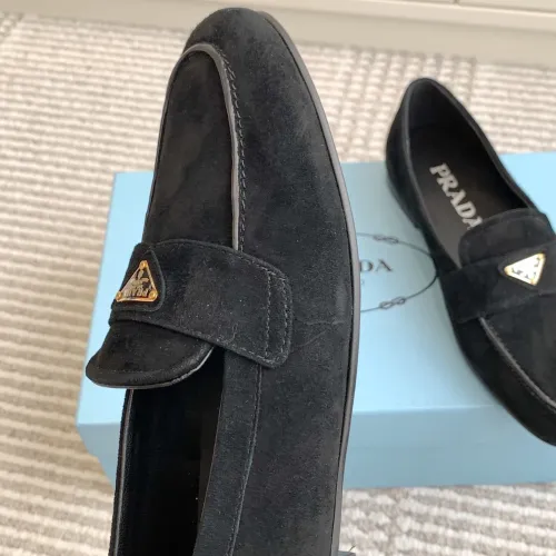 Cheap Prada Leather Shoes For Women #1417851 Replica Wholesale [$105.00 USD] [ITEM#1417851] on Replica Prada Leather Shoes