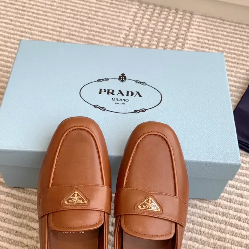 Cheap Prada Leather Shoes For Women #1417855 Replica Wholesale [$105.00 USD] [ITEM#1417855] on Replica Prada Leather Shoes