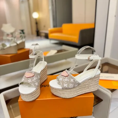 Cheap Louis Vuitton Sandal For Women #1417915 Replica Wholesale [$132.00 USD] [ITEM#1417915] on Replica Louis Vuitton Sandal