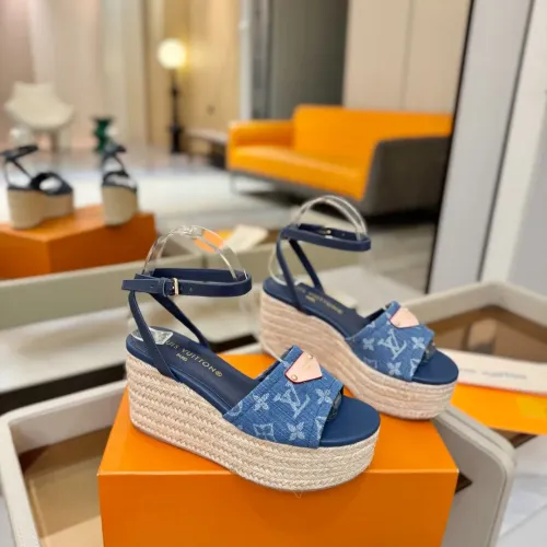 Cheap Louis Vuitton Sandal For Women #1417916 Replica Wholesale [$132.00 USD] [ITEM#1417916] on Replica Louis Vuitton Sandal