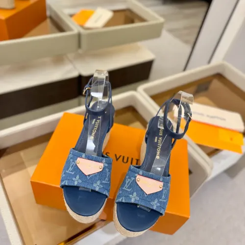 Cheap Louis Vuitton Sandal For Women #1417916 Replica Wholesale [$132.00 USD] [ITEM#1417916] on Replica Louis Vuitton Sandal