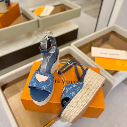 Cheap Louis Vuitton Sandal For Women #1417916 Replica Wholesale [$132.00 USD] [ITEM#1417916] on Replica Louis Vuitton Sandal