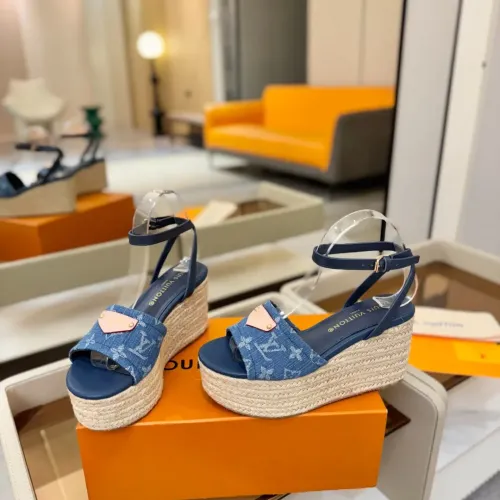 Cheap Louis Vuitton Sandal For Women #1417916 Replica Wholesale [$132.00 USD] [ITEM#1417916] on Replica Louis Vuitton Sandal