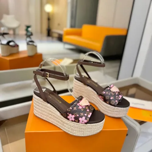 Cheap Louis Vuitton Sandal For Women #1417918 Replica Wholesale [$132.00 USD] [ITEM#1417918] on Replica Louis Vuitton Sandal
