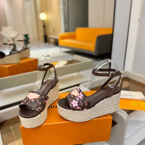 Cheap Louis Vuitton Sandal For Women #1417918 Replica Wholesale [$132.00 USD] [ITEM#1417918] on Replica Louis Vuitton Sandal