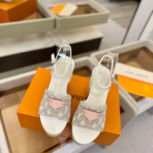 Cheap Louis Vuitton Sandal For Women #1417921 Replica Wholesale [$132.00 USD] [ITEM#1417921] on Replica Louis Vuitton Sandal