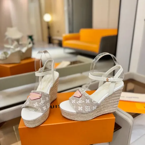 Cheap Louis Vuitton Sandal For Women #1417921 Replica Wholesale [$132.00 USD] [ITEM#1417921] on Replica Louis Vuitton Sandal
