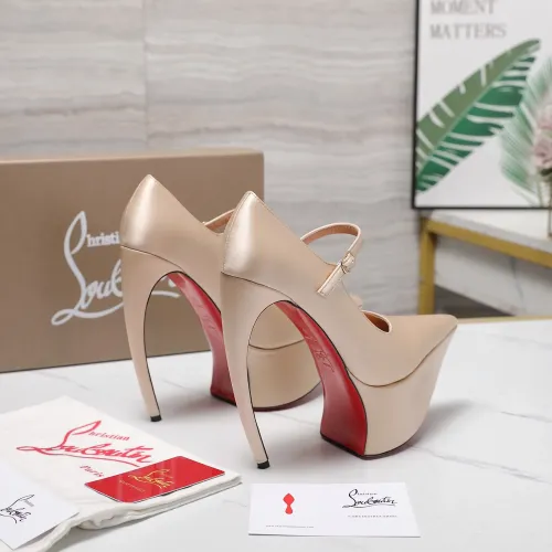Cheap Christian Louboutin High-heeled shoes For Women #1417932 Replica Wholesale [$128.00 USD] [ITEM#1417932] on Replica Christian Louboutin High-heeled shoes