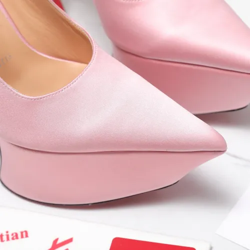 Cheap Christian Louboutin High-heeled shoes For Women #1417933 Replica Wholesale [$128.00 USD] [ITEM#1417933] on Replica Christian Louboutin High-heeled shoes