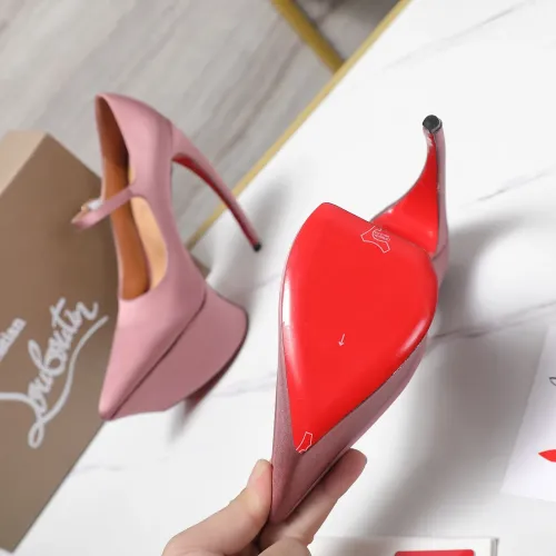Cheap Christian Louboutin High-heeled shoes For Women #1417934 Replica Wholesale [$128.00 USD] [ITEM#1417934] on Replica Christian Louboutin High-heeled shoes