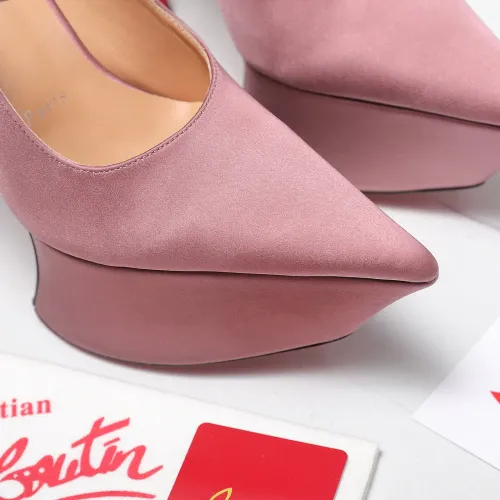 Cheap Christian Louboutin High-heeled shoes For Women #1417934 Replica Wholesale [$128.00 USD] [ITEM#1417934] on Replica Christian Louboutin High-heeled shoes
