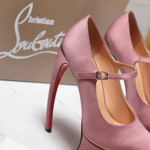 Cheap Christian Louboutin High-heeled shoes For Women #1417934 Replica Wholesale [$128.00 USD] [ITEM#1417934] on Replica Christian Louboutin High-heeled shoes