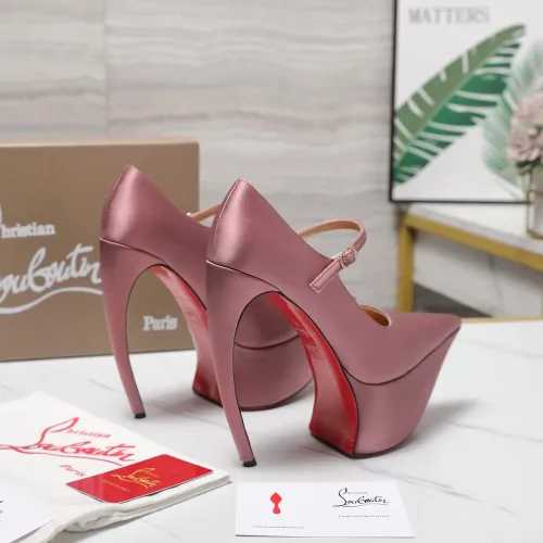 Cheap Christian Louboutin High-heeled shoes For Women #1417934 Replica Wholesale [$128.00 USD] [ITEM#1417934] on Replica Christian Louboutin High-heeled shoes