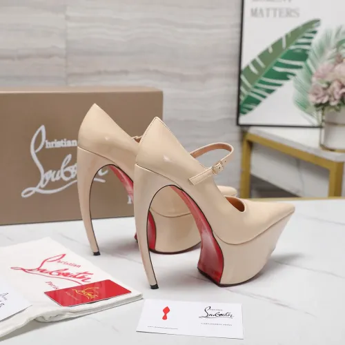 Cheap Christian Louboutin High-heeled shoes For Women #1417937 Replica Wholesale [$128.00 USD] [ITEM#1417937] on Replica Christian Louboutin High-heeled shoes