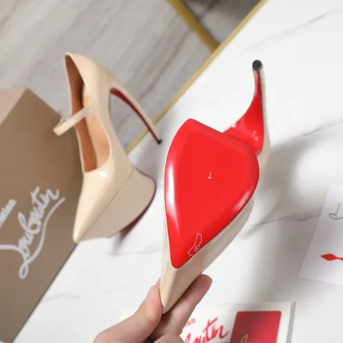 Cheap Christian Louboutin High-heeled shoes For Women #1417937 Replica Wholesale [$128.00 USD] [ITEM#1417937] on Replica Christian Louboutin High-heeled shoes