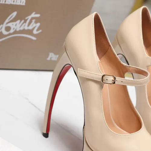 Cheap Christian Louboutin High-heeled shoes For Women #1417937 Replica Wholesale [$128.00 USD] [ITEM#1417937] on Replica Christian Louboutin High-heeled shoes