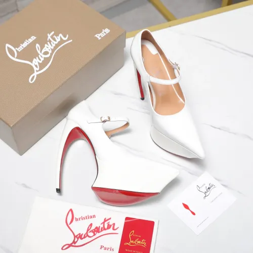 Cheap Christian Louboutin High-heeled shoes For Women #1417939 Replica Wholesale [$128.00 USD] [ITEM#1417939] on Replica Christian Louboutin High-heeled shoes