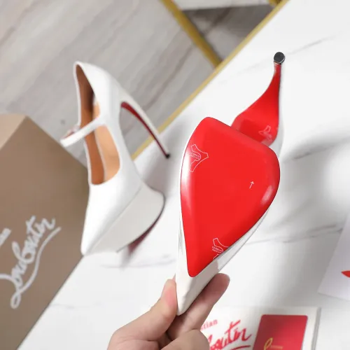 Cheap Christian Louboutin High-heeled shoes For Women #1417939 Replica Wholesale [$128.00 USD] [ITEM#1417939] on Replica Christian Louboutin High-heeled shoes