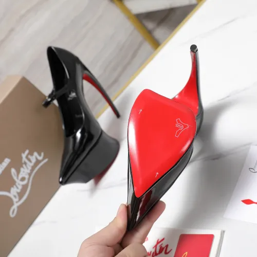 Cheap Christian Louboutin High-heeled shoes For Women #1417940 Replica Wholesale [$128.00 USD] [ITEM#1417940] on Replica Christian Louboutin High-heeled shoes